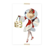 Lylies Postcard Christmas Kerstman