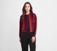 MDMSYYSAMT Mademoiselle Yeye Velvet College Jacket